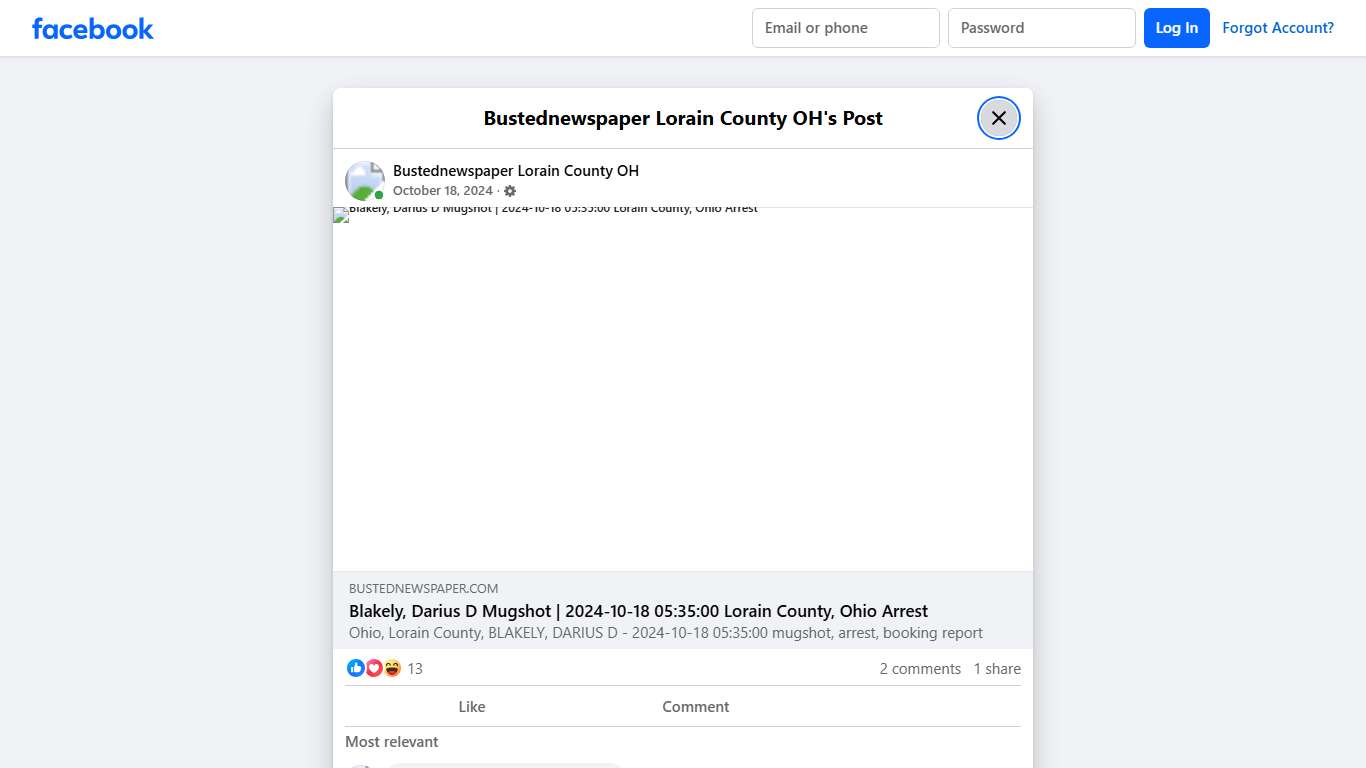 Bustednewspaper Lorain County OH | Facebook